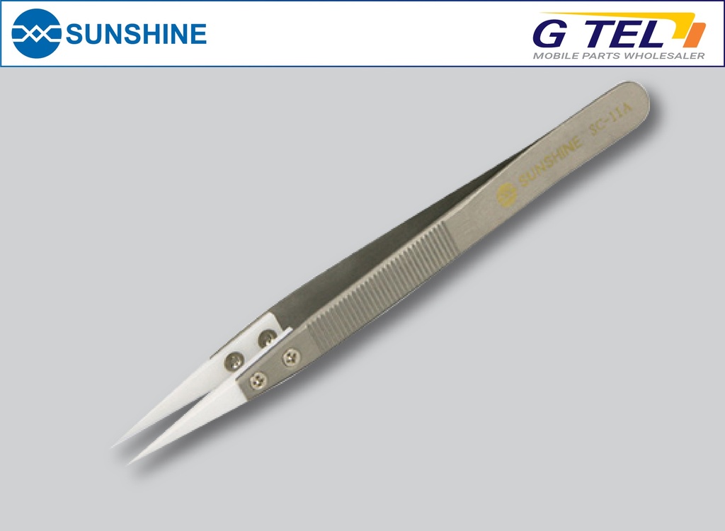 sunshine SC-11A Jump Wire Ceramics Tweezers White