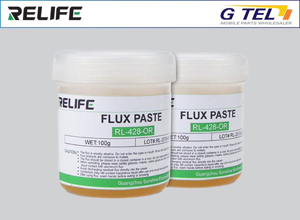 FLUX PASTE(JAPAN ROSIN) 100G RL-428-OR