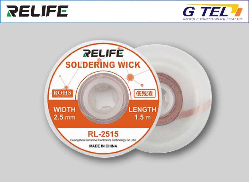 RELIFE RL-2515 soldering wick