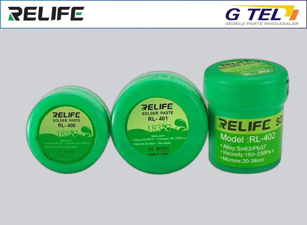 RELIFE 183℃ SOLDER PASTE RL-400 RL-400