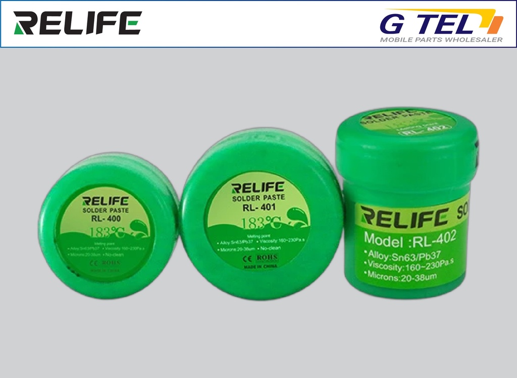 RELIFE 183℃ SOLDER PASTE RL-401