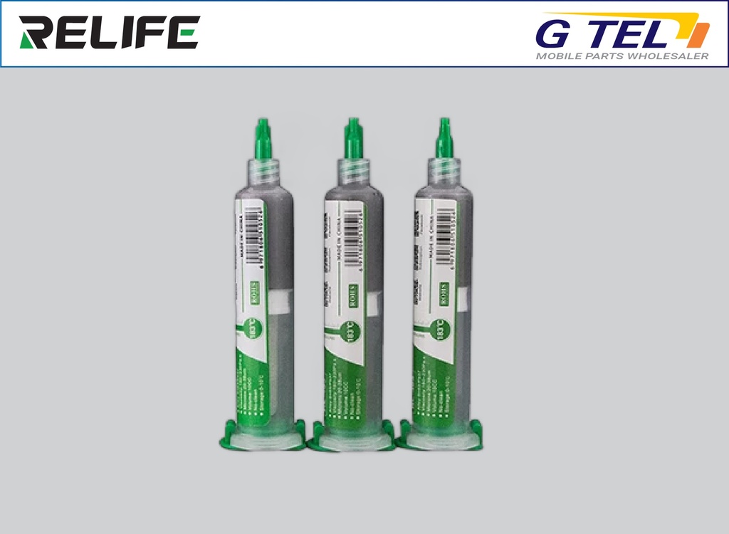 RELIFE RL-403 183℃ SOLDER PASTE [SYRINGE] RL-403