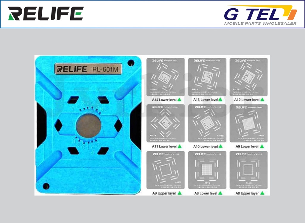 RELIFE A8-A15 8-IN-1 IP CPU TIN PLANTING PLATFORM SET RL-601M