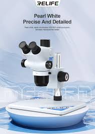 RELIFE RL-M6T Pro-B11 Trinocular HD stereo microscope 6.5~65x continuous zoom