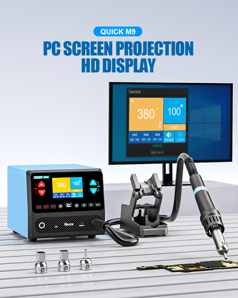 QUICK M9 Smart Lead-Free Hot Air Rework Station