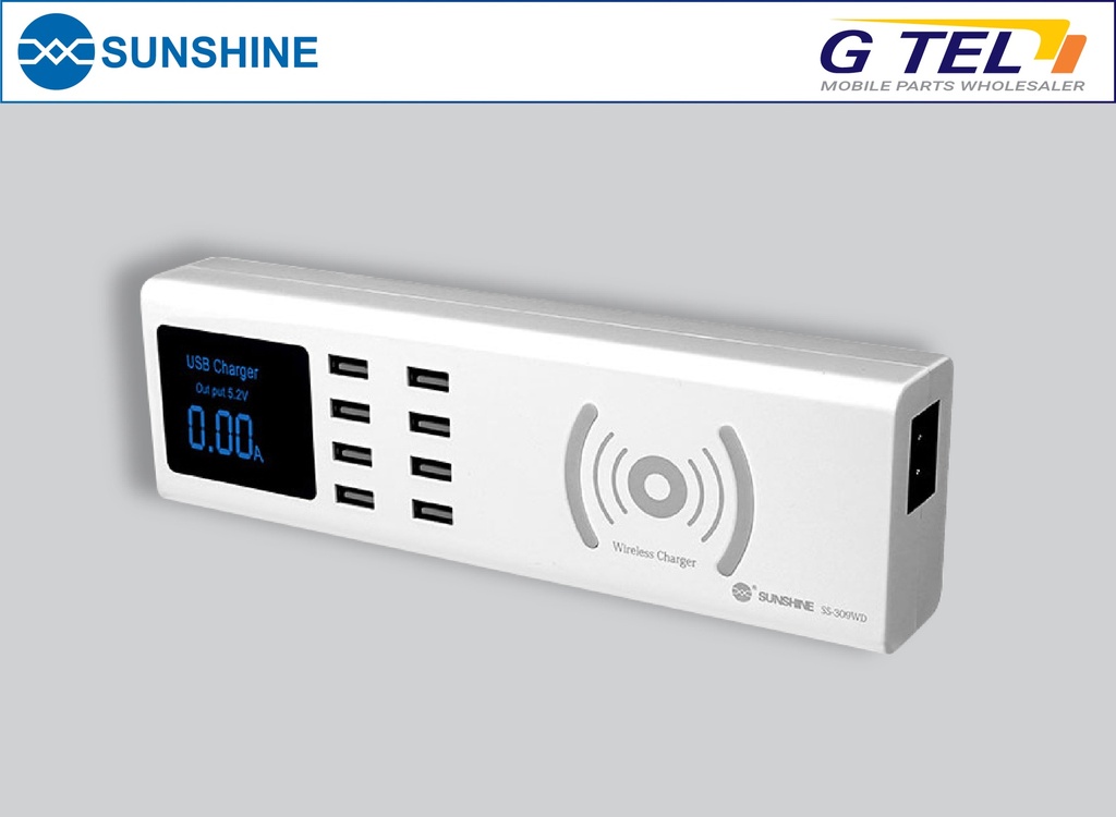 SUNSHINE SS-309WD 8 port USB charger