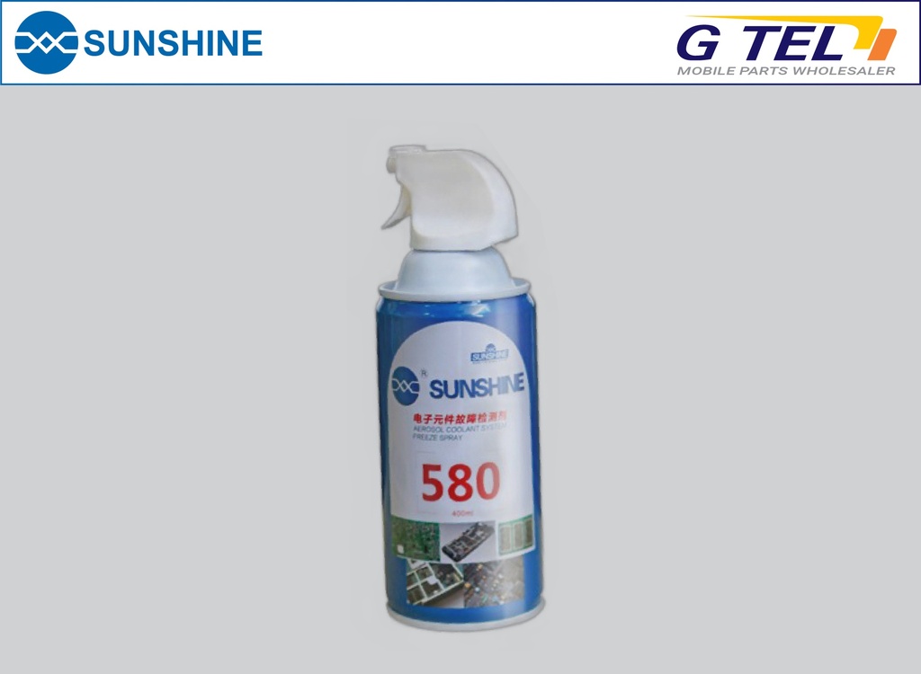 SUNSHINE  AEROSOL COOLANT SYSTEM FREEZE SPRAY SS-580