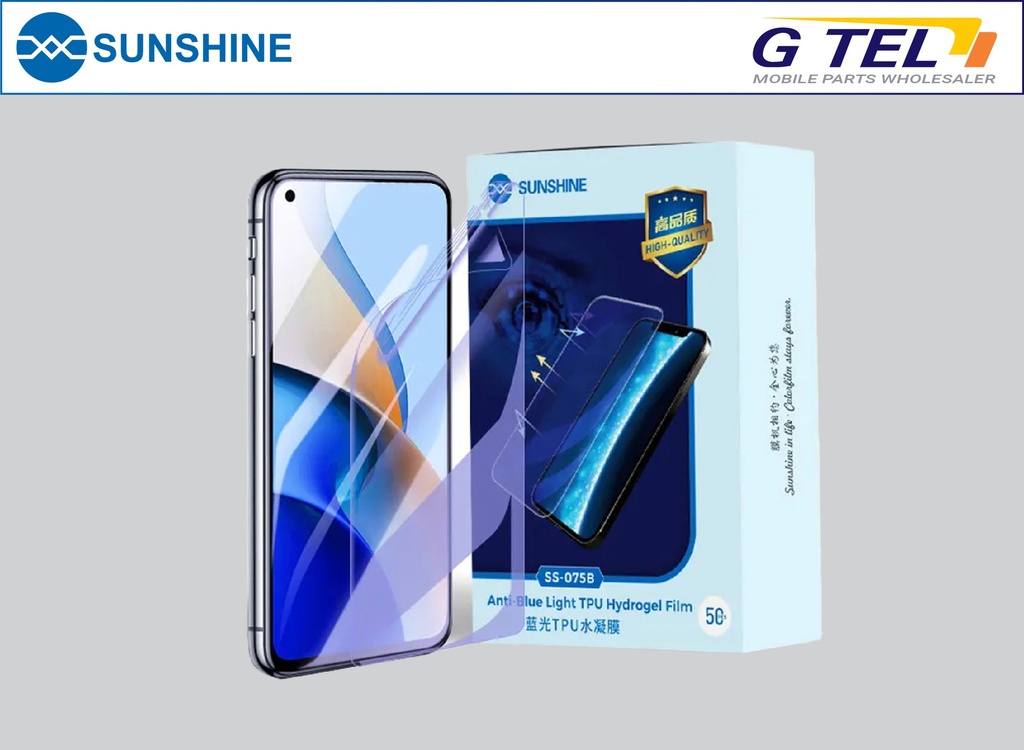 SUNSHINE HIGH-QUALITY ANTI-BLUE TPU HYDROGEL FILM SS-075B