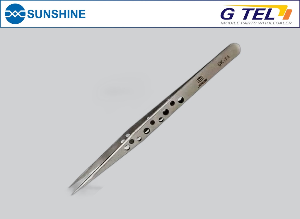 TWEEZERS WITH HOLE SK-11