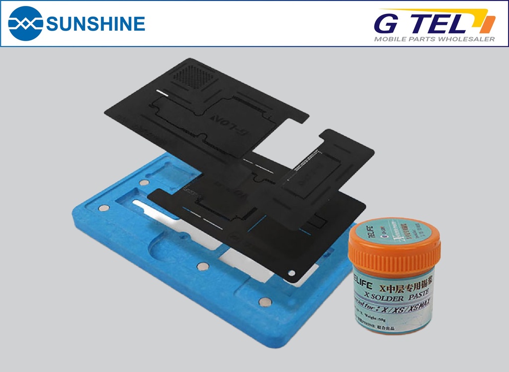 IP X MIDDLE BOARD TINNING PLATFORM SET SS-032