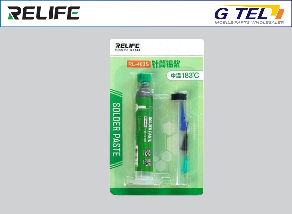 RELIFE RL-403S HIGH TEMPERATURE LEAD-FREE TIN PASTE RL-403S