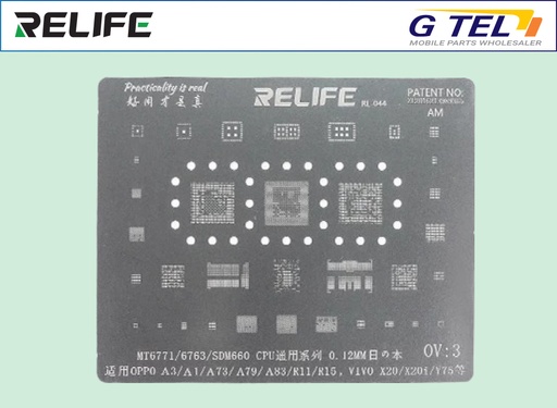 PRECISION BGA STENCILS RL-044 OV3