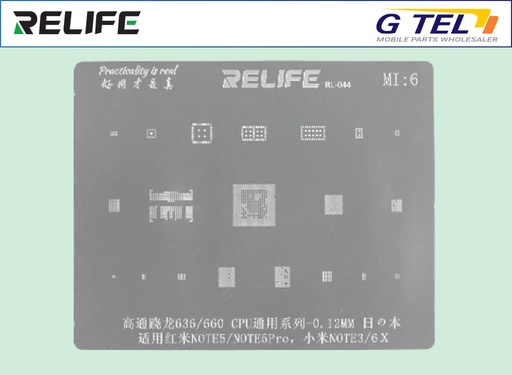 PRECISION BGA STENCILS RL-044 M6