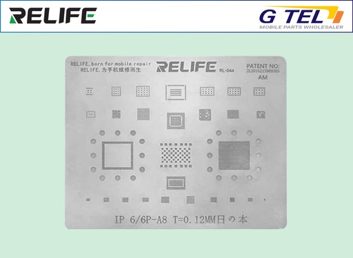 PRECISION BGA STENCILS RL-044 6G/6P