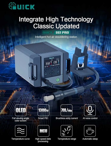 [QUICK861DW] Quick 861 Pro SMD Rework Station Original