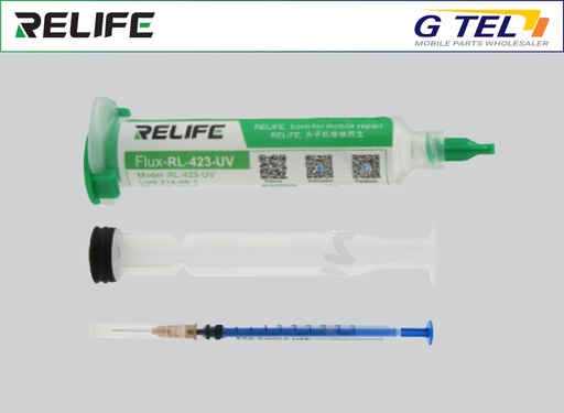 [RL-423-UV] DRIP TYPE LEAD-FREE DISPOSABLE FLUX [10 CC SYRINGE TYPE] RL-423-UV